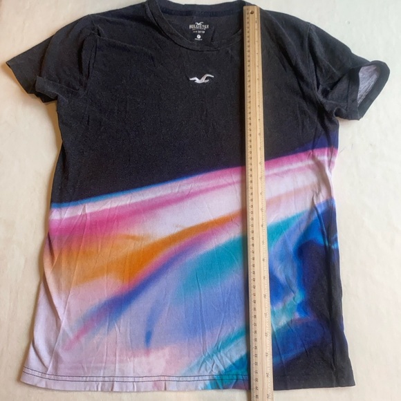 Hollister Charcoal Gray Tee with Logo - Picture 4 of 8